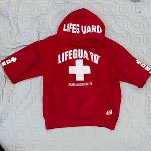 Lifeguard sweatshirt.